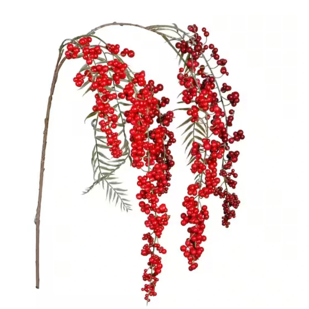 3/ New stems for winter season! Red Berry Cluster Stem by Ashland